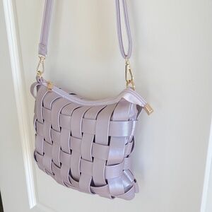 Anthropologie Lindy Woven Clutch Crossbody EUC